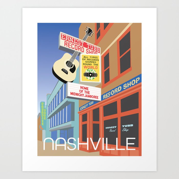 Nashville Tennessee Art Print