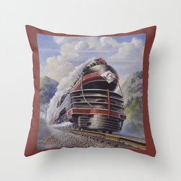 Lehigh Valley Railroad - The John Wilkes Throw Pillow