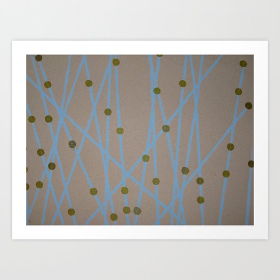 Screen Print design Art Print
