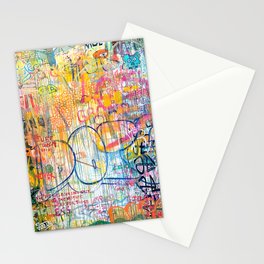 Graffiti Spray Paint Modern Abstract  Stationery Cards