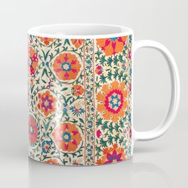 Kermina Suzani Uzbekistan Embroidery Print Mug