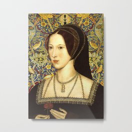 Queen Anne Boleyn Metal Print