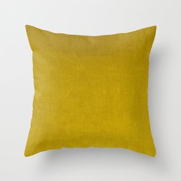 Mustard Velvet Throw Pillow