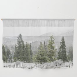 Winter Forest Landscape  Wall Hanging