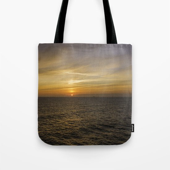 Morning at sea Tote Bag