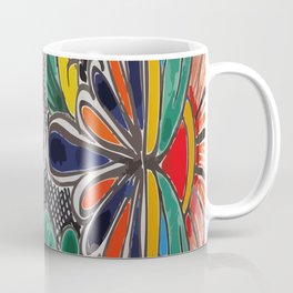 Mexican ceramics talavera tiles colorful folkart Coffee Mug