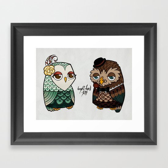 The Owls Framed Art Print