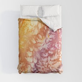 Apricot Rose Abstract Design Comforter