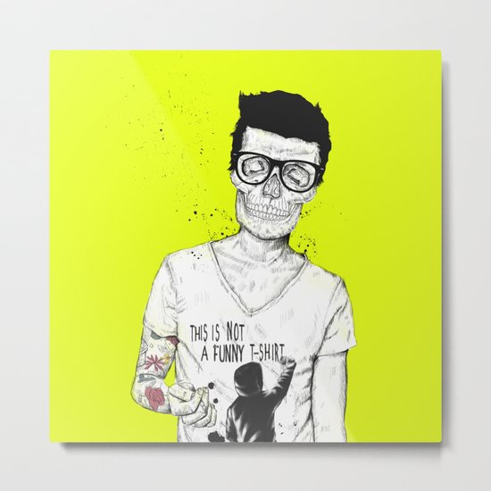 hipsters not dead Metal Print