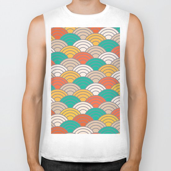 Colorful Circles X Biker Tank