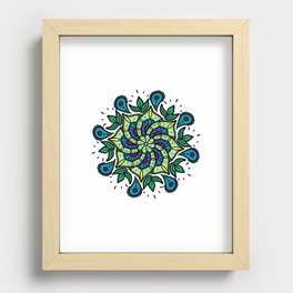 Spring Mandala Recessed Framed Print