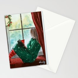 Snowman & His Lady Stationery Cards