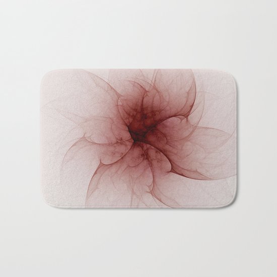 Blood Flower Fractal Bath Mat