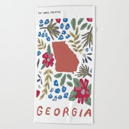 Georgia + Florals Beach Towel