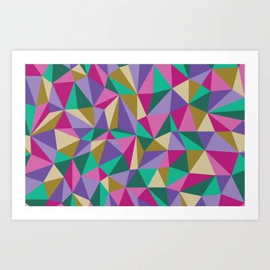 Bright Angles Art Print