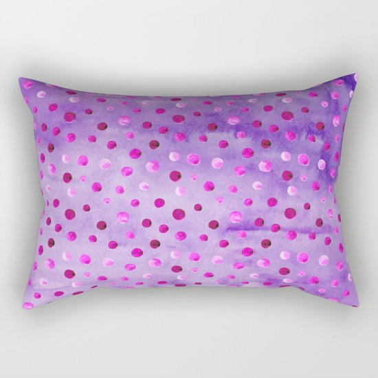 Polka Dot Pattern 02 Rectangular Pillow