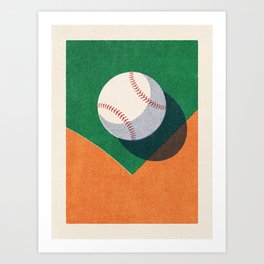 BALLS / Baseball II Art Print