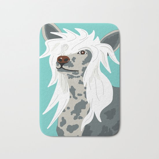 Chinese Crested Bath Mat