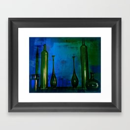 glass is green Framed Art Print