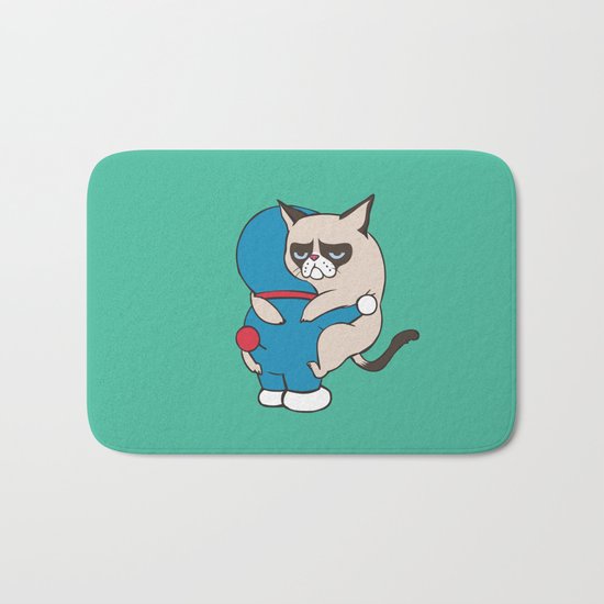 Cat Hugs Bath Mat