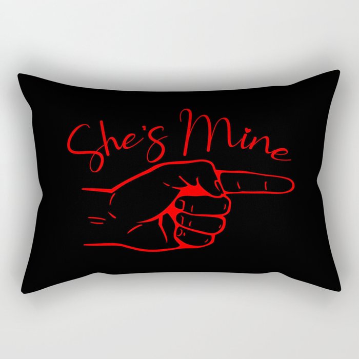 Valentine's Day Cool Couple Rectangular Pillow