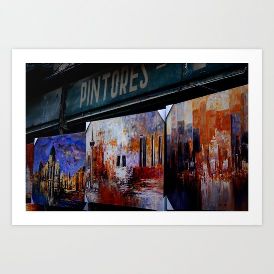 "PINTORES" Art Print