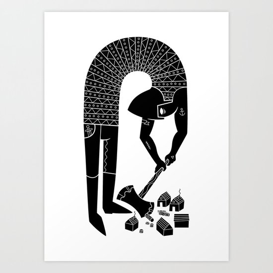 logger Art Print