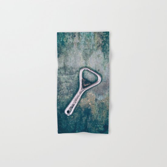 Vintage Bottle Opener Hand & Bath Towel