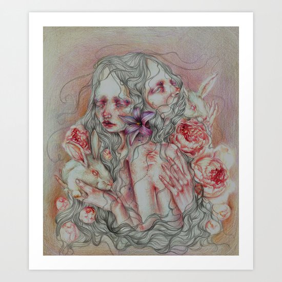 Lovely Skin Art Print