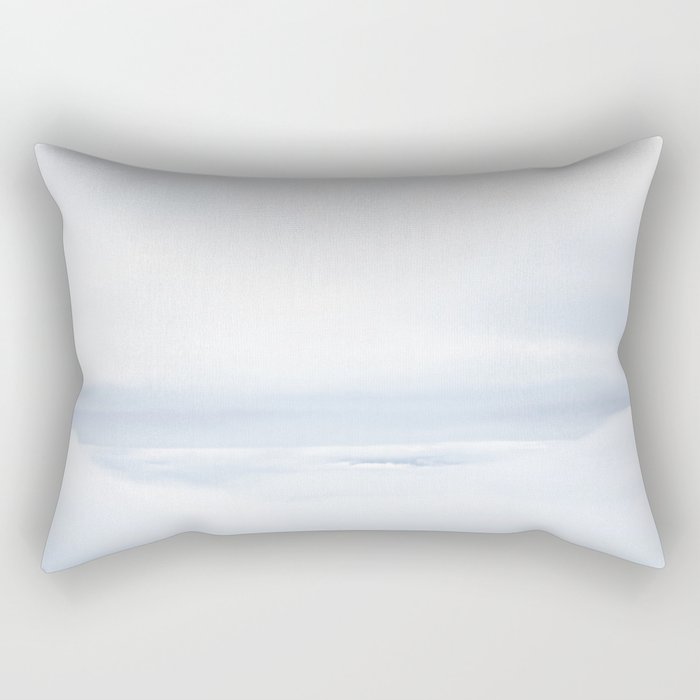 Pale Pastel Clouds Rectangular Pillow