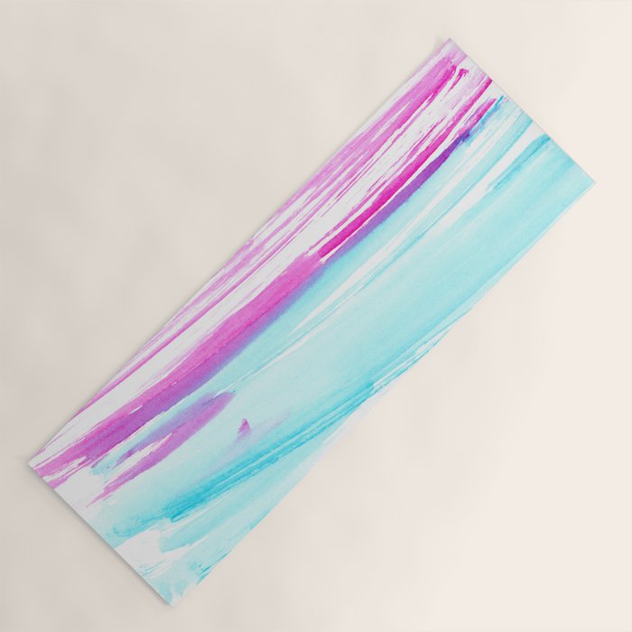 turquoise yoga mat