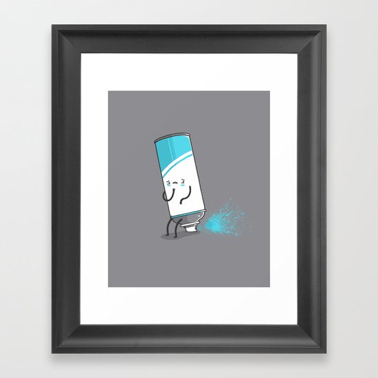 Aerosoiled Framed Art Print