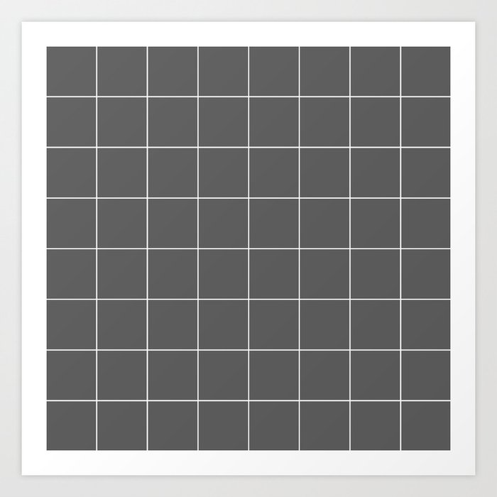 graph paper white grey pattern art print by lxlbx8 society6