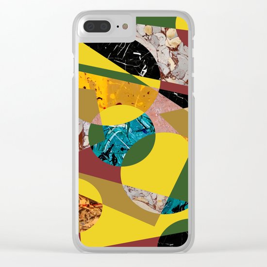 Abstract #98 Clear iPhone Case
