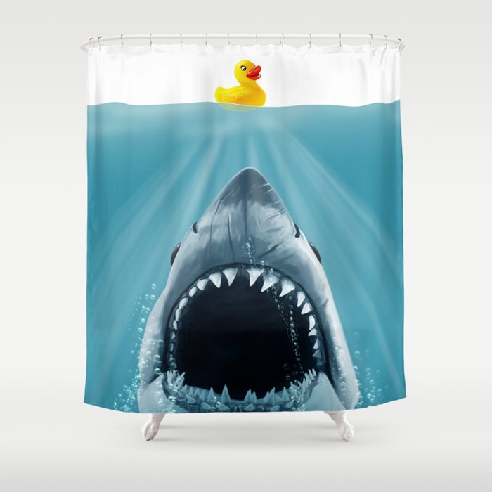 Save Ducky Shower Curtain By Steveash Society6