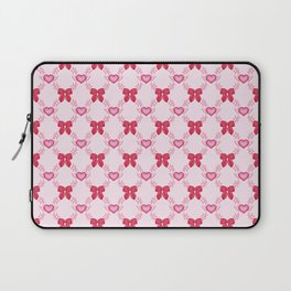 Flying Hearts and Bows Laptop Sleeve