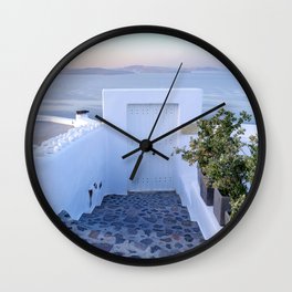 Relaxing Greek Morning Wall Clock