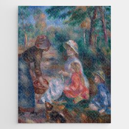 The Apple Seller - Pierre-Auguste Renoir Jigsaw Puzzle