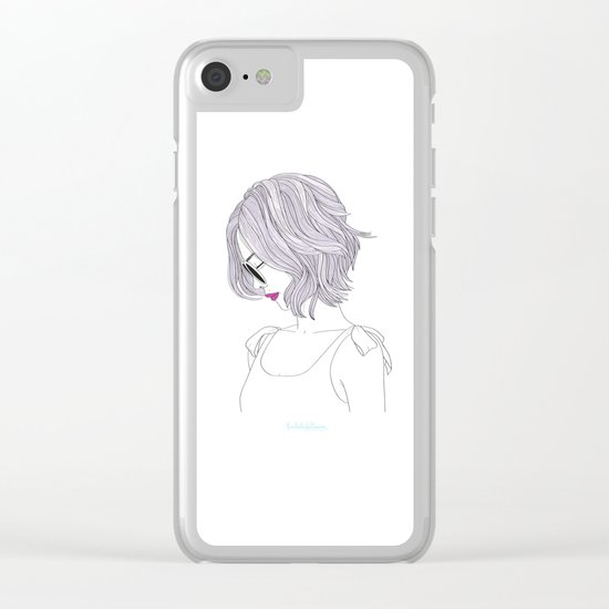 LILAHAIR Clear iPhone Case