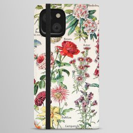 Adolphe Millot - Fleurs pour tous - French vintage poster iPhone Wallet Case