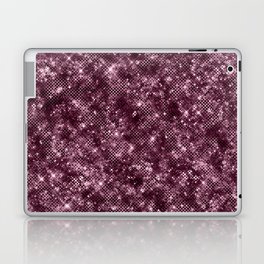 Burgundy Sparkly Glitter Laptop Skin