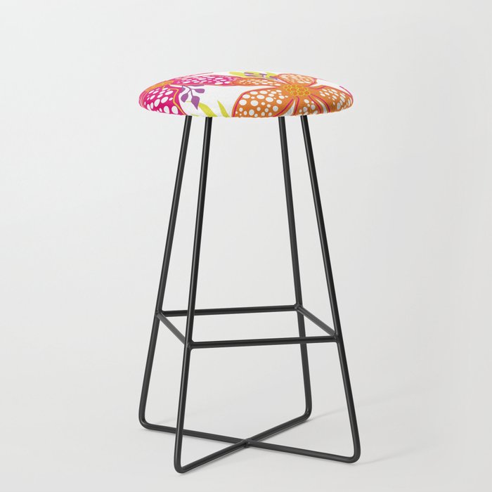 flower garden Bar Stool