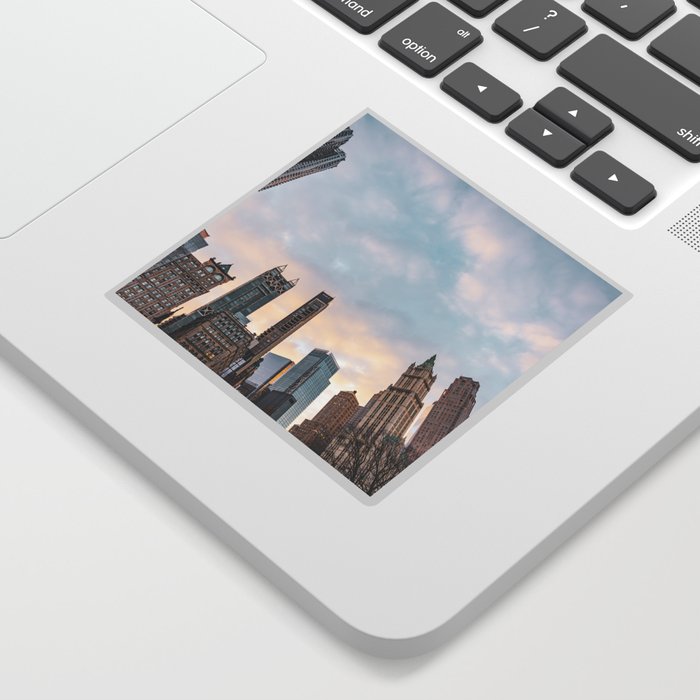 Sunset in New York City | Travel Photography | NYC Sticker