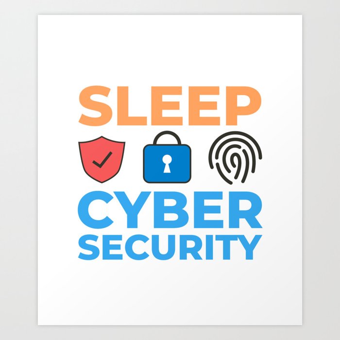 Cyber Security Analyst Engineer Computer Training Art Print