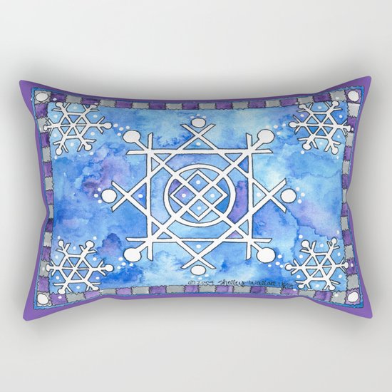 Snowflakes Rectangular Pillow