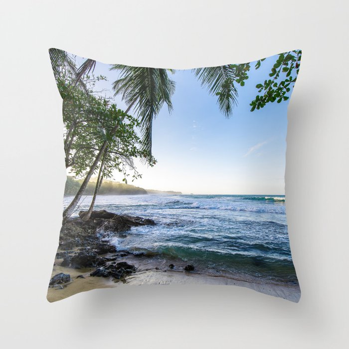 Beachie Business Throw Pillow