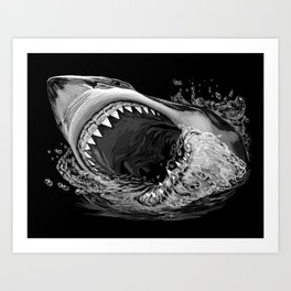 Shark Painting 2 Art Print