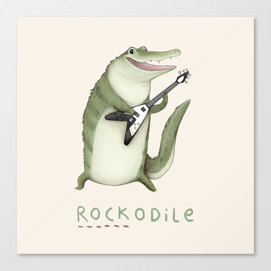 Rockodile Canvas Print
