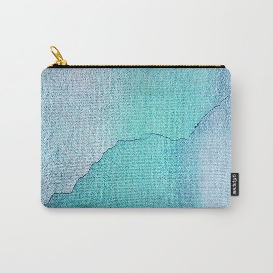 blue wall Carry-All Pouch