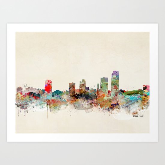 little rock arkansas Art Print